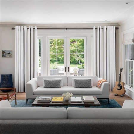 Utopia Alley Utopia Alley D78Z 86-120 in. Curtain Rod with Decorative Cap Finial - Black D78Z